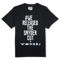 Justice League We Released The Snyder Cut Unisex T-Shirt - Black - undefined undefined