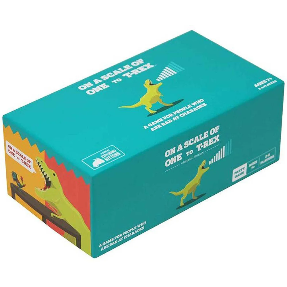 On A Scale of One to T-Rex Card Game Image 1