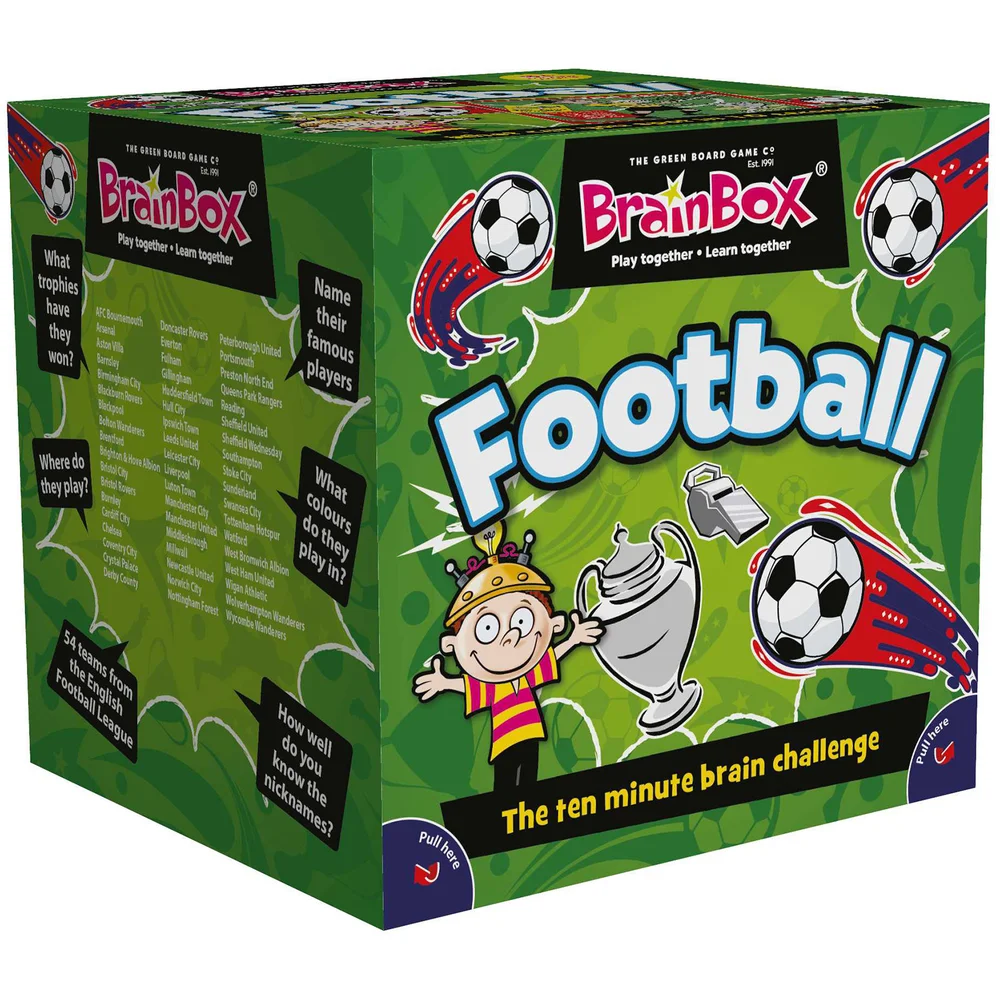 BrainBox Card Game - Football Edition Refresh (55 Cards) Image 1