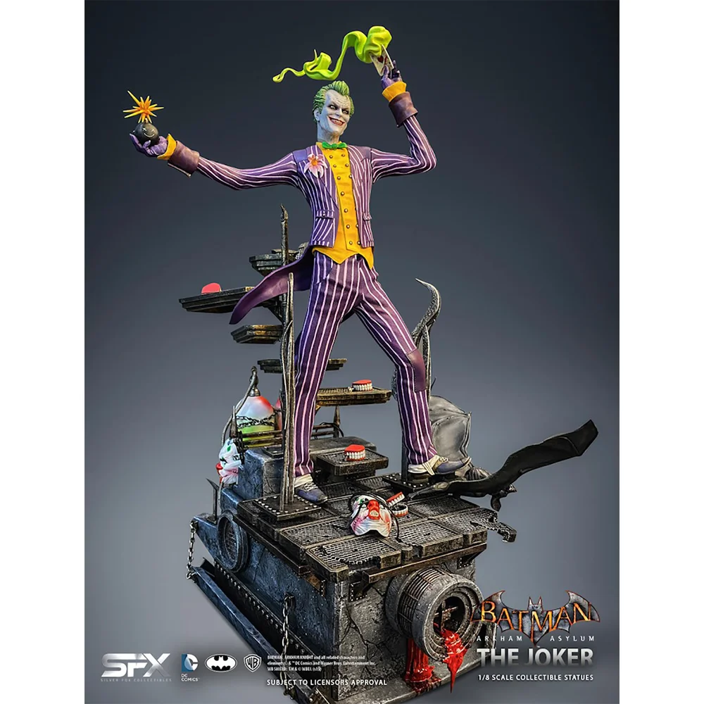 Silver Fox Collectibles Batman Arkham Knight Joker 1/8 Scale Statue Image 1