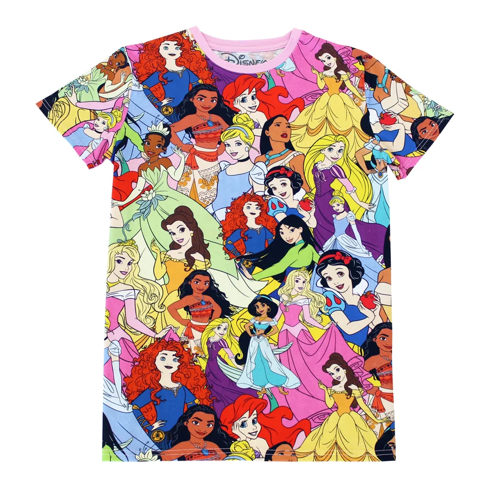 Cakeworthy Disney Princess AOP T-Shirt - S Image 1