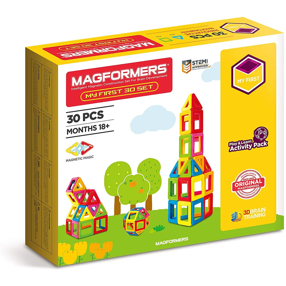 Magformers - My First Magformers Magnetic Building Set (30pc) Image 1