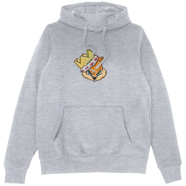 Conker Face Unisex Hoodie - Grey