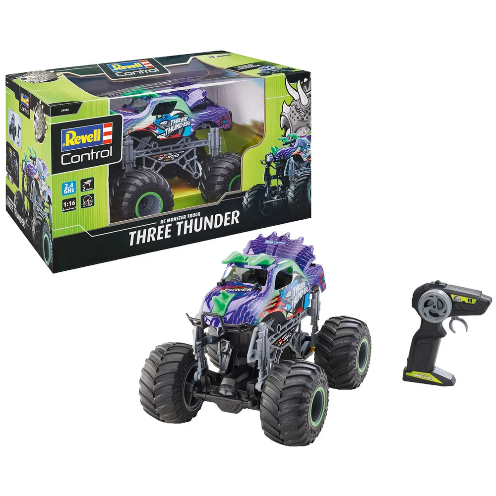 RC Dino Monster Truck "THREE THUNDER" Image 1