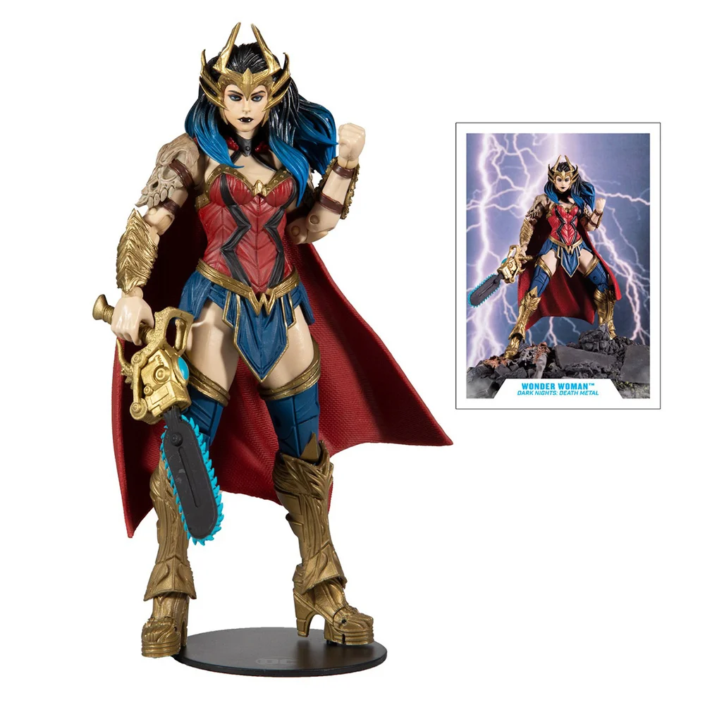 McFarlane DC Build-A-Figure Wv4 - Death Metal - Wonder Woman Action Figure Image 1
