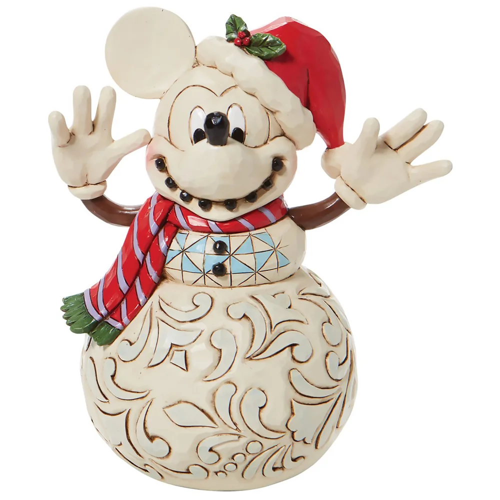 Disney Traditions Mickey Mouse Snowman Image 1
