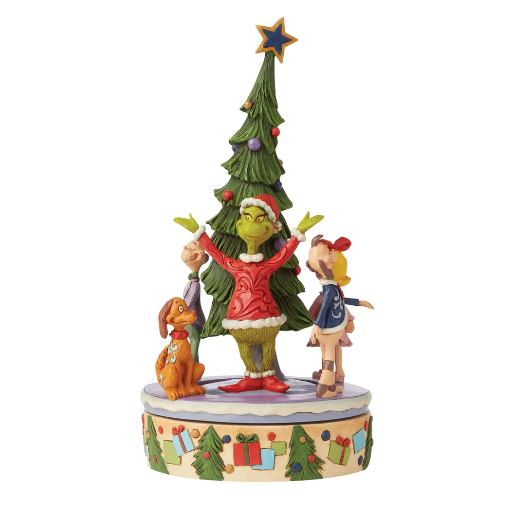 The Grinch By Jim Shore Grinch Rotator Figurine Image 1