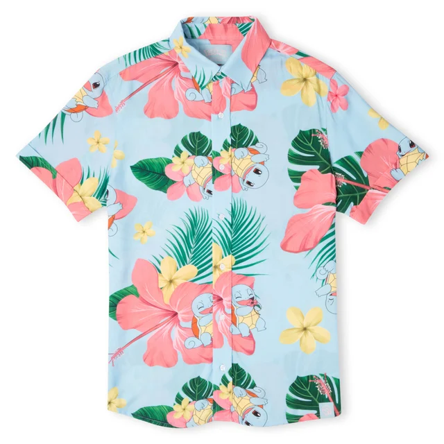 Pokémon Squirtle Print Shirt - Blue