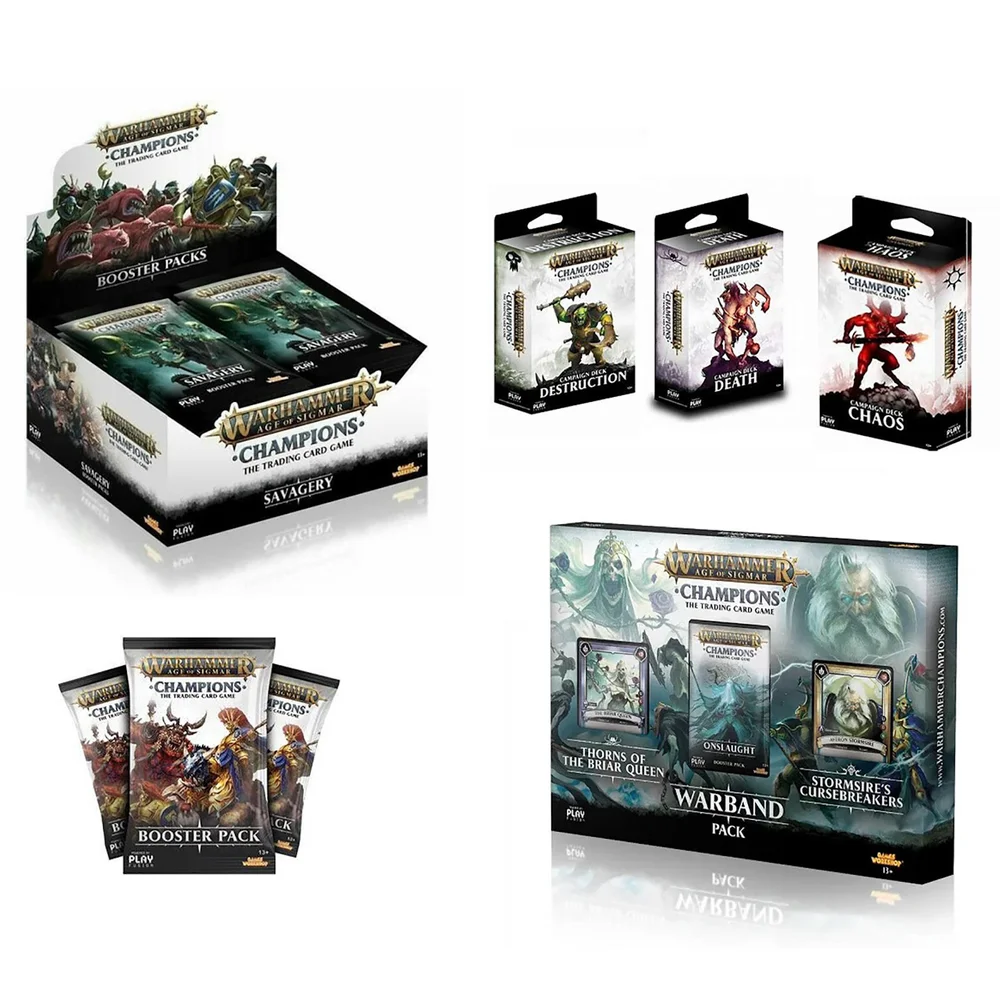 Warhammer Age of Sigmar Deluxe Trading Card Game Mega Bundle Image 1