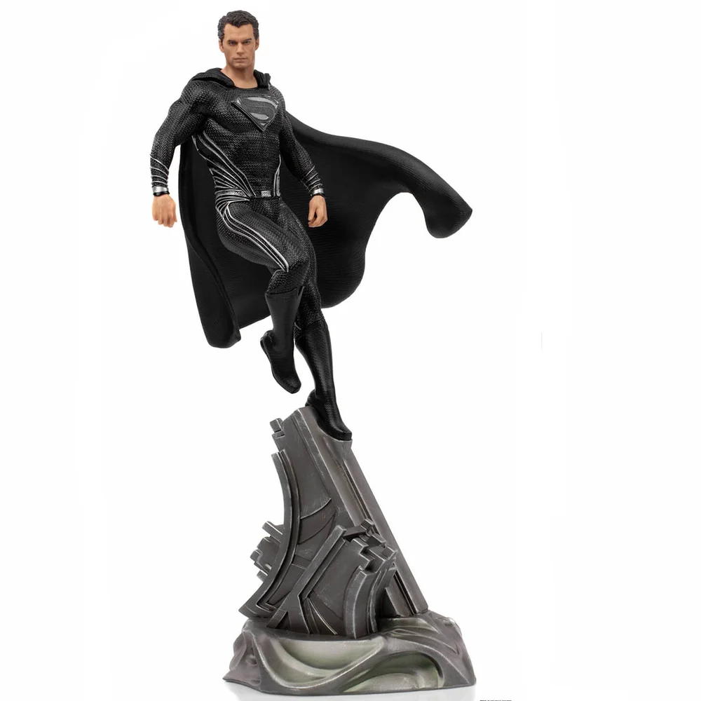 Iron Studios Zack Snyder's Justice League Art Scale Statue 1/10 Superman Black Suit 30 cm Image 1