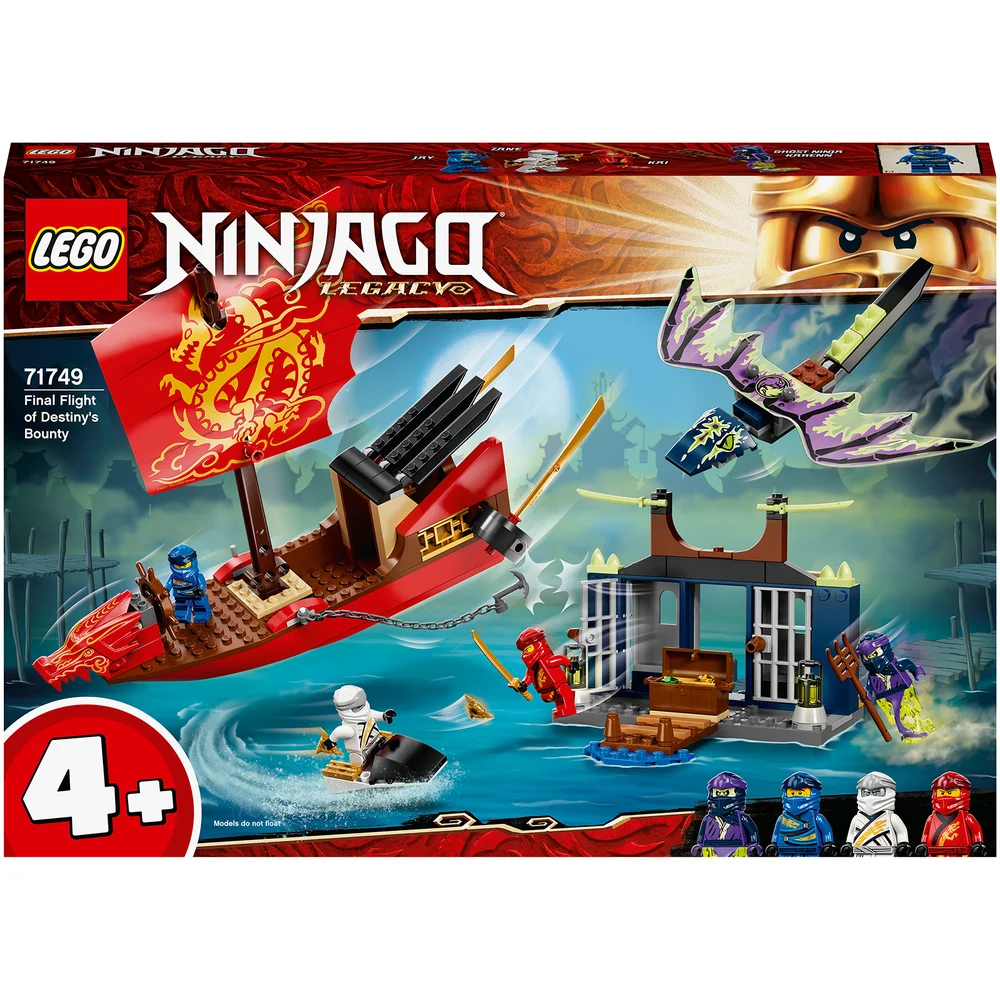 LEGO NINJAGO: Legacy Destiny’s Bounty Ship & Dragon Set (71749) Image 1