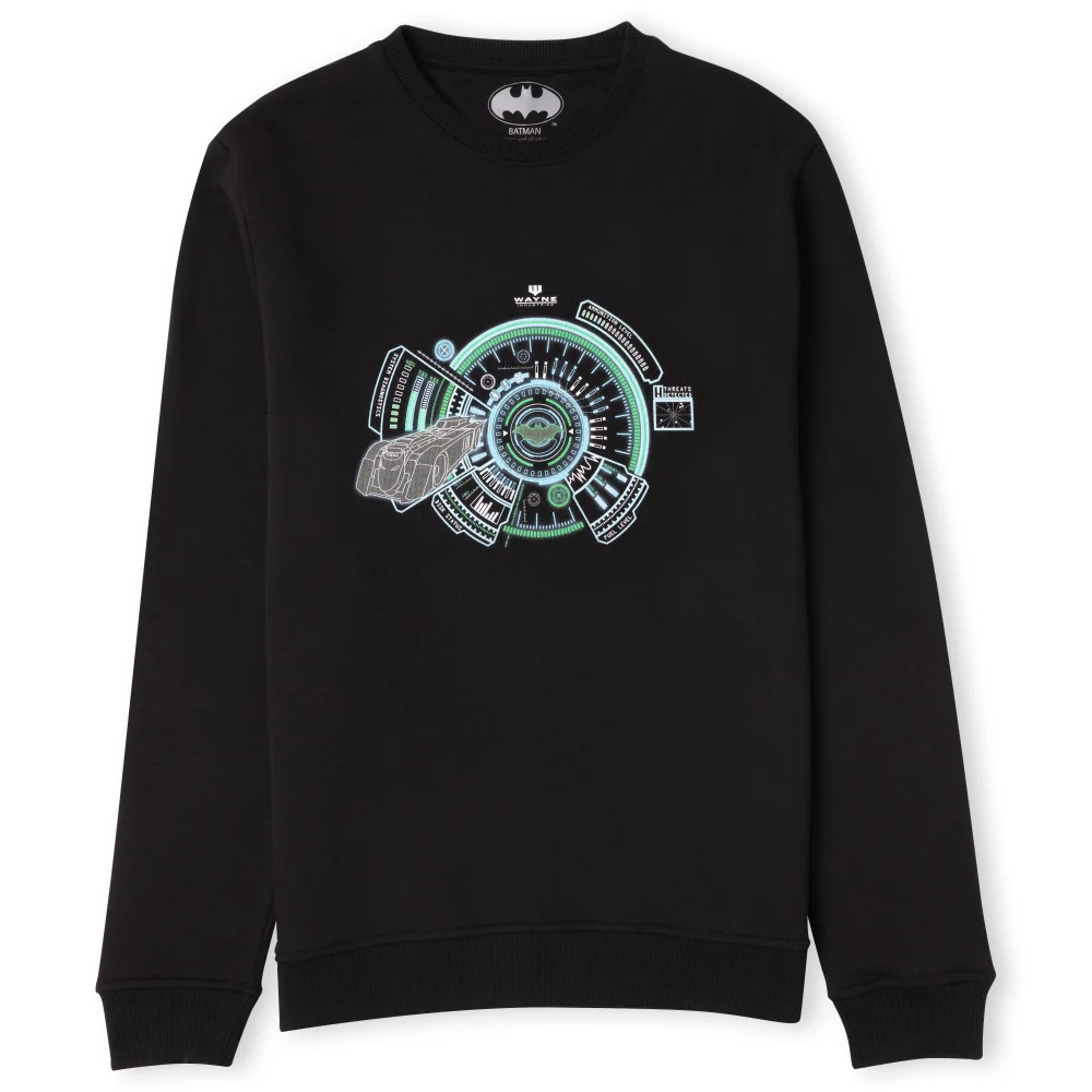 DC Batman Batmobile Sweatshirt - Black - S Image 1