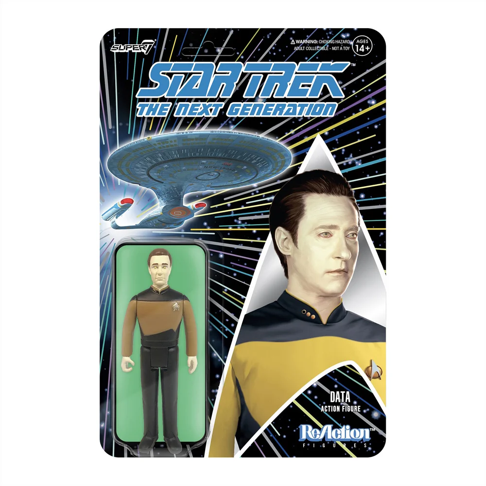 Super7 Star Trek The Next Generation ReAction Figure - Data Image 1