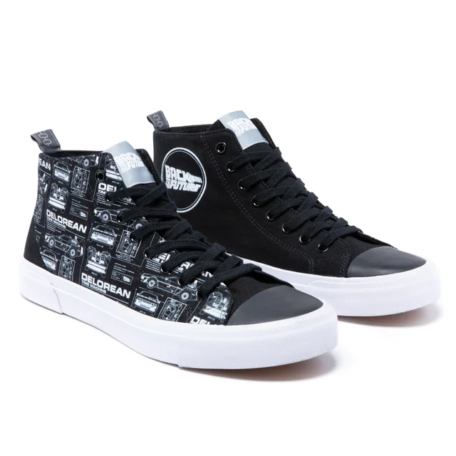 Akedo x Back To The Future Schematic High Top - Black