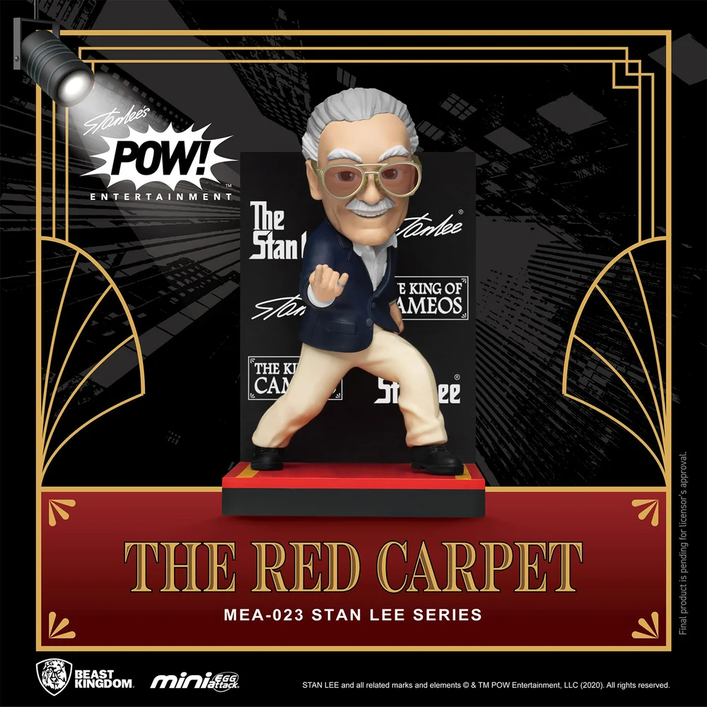 Beast Kingdom Stan Lee Mini Egg Attack Action Figure Stan Lee The Red Carpet 8 cm Image 1