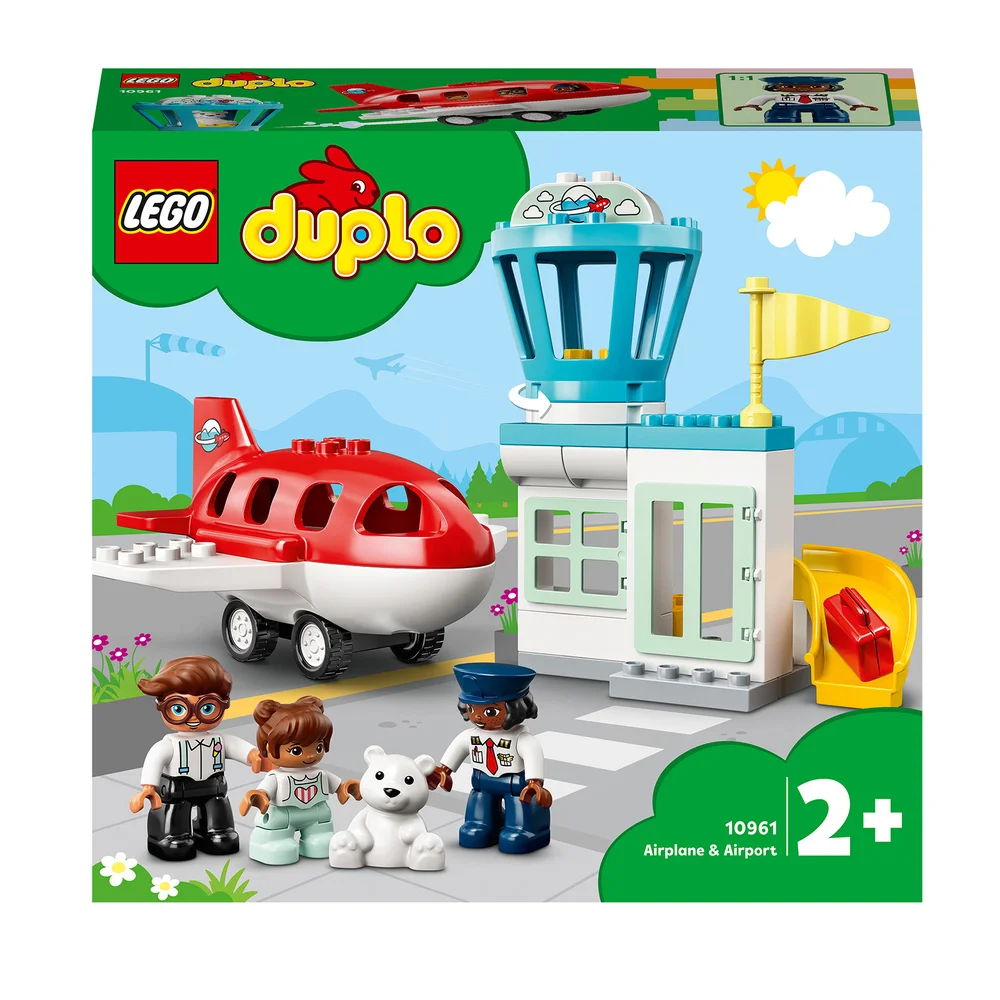 LEGO DUPLO Town: Aeroplane & Airport Toy for Toddlers (10961) Image 1