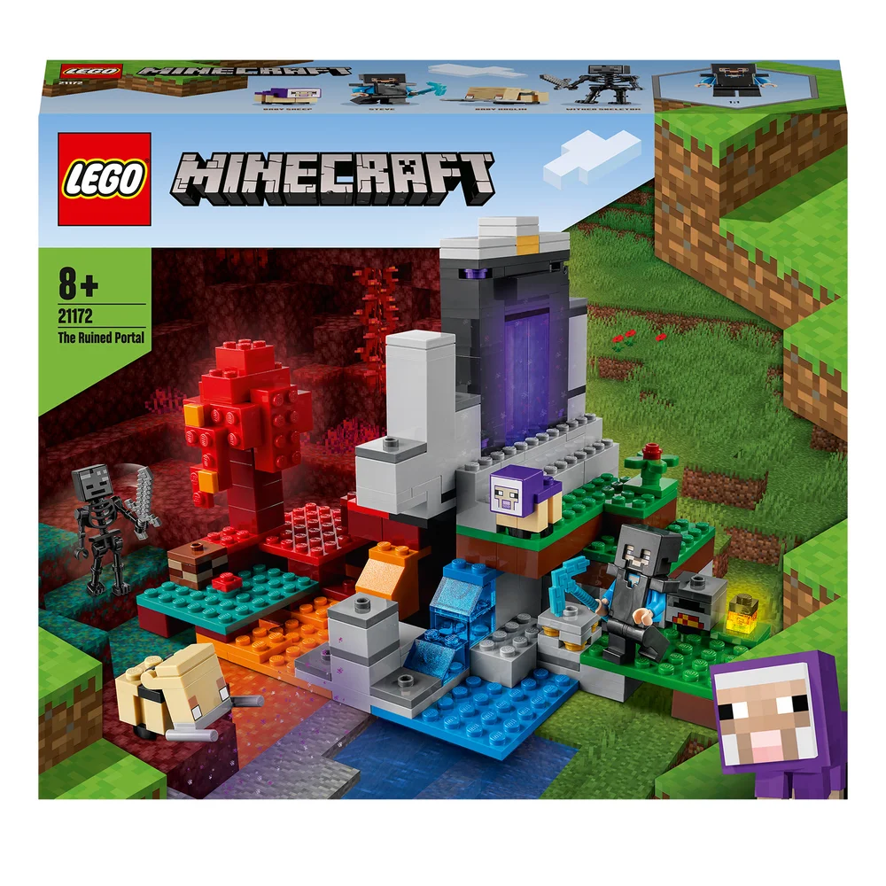LEGO Minecraft: The Ruined Portal Building Set for Kids (21172) Image 1