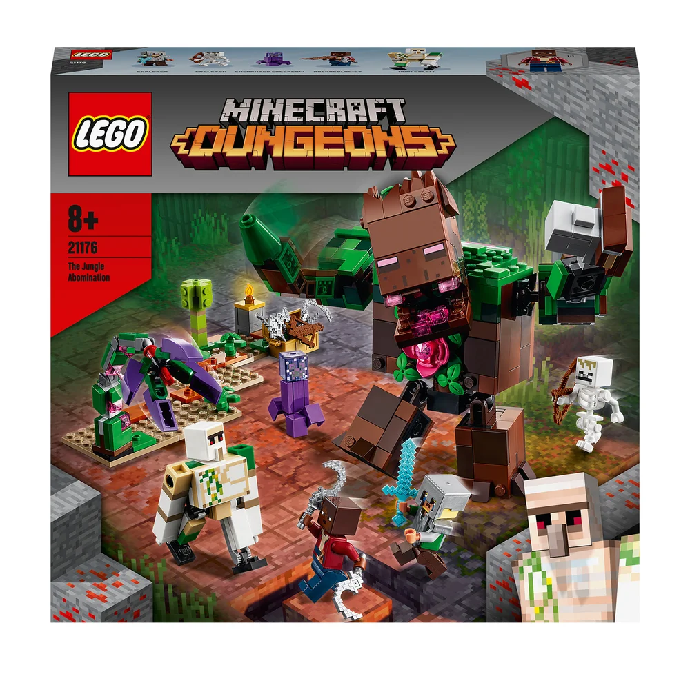 LEGO Minecraft: The Jungle Abomination Dungeons Toy Set (21176) Image 1