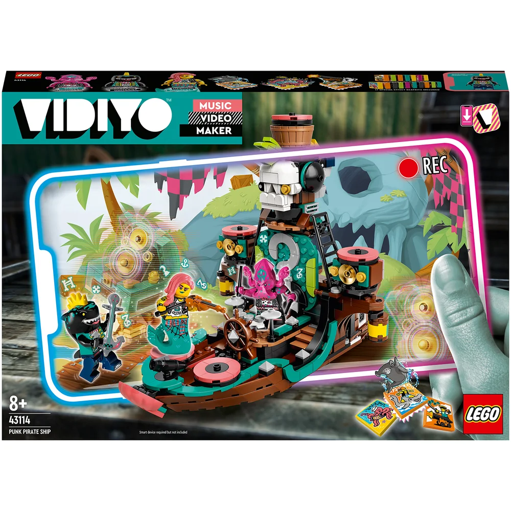 LEGO VIDIYO Punk Pirate Ship BeatBox Video Maker Toy (43114) Image 1