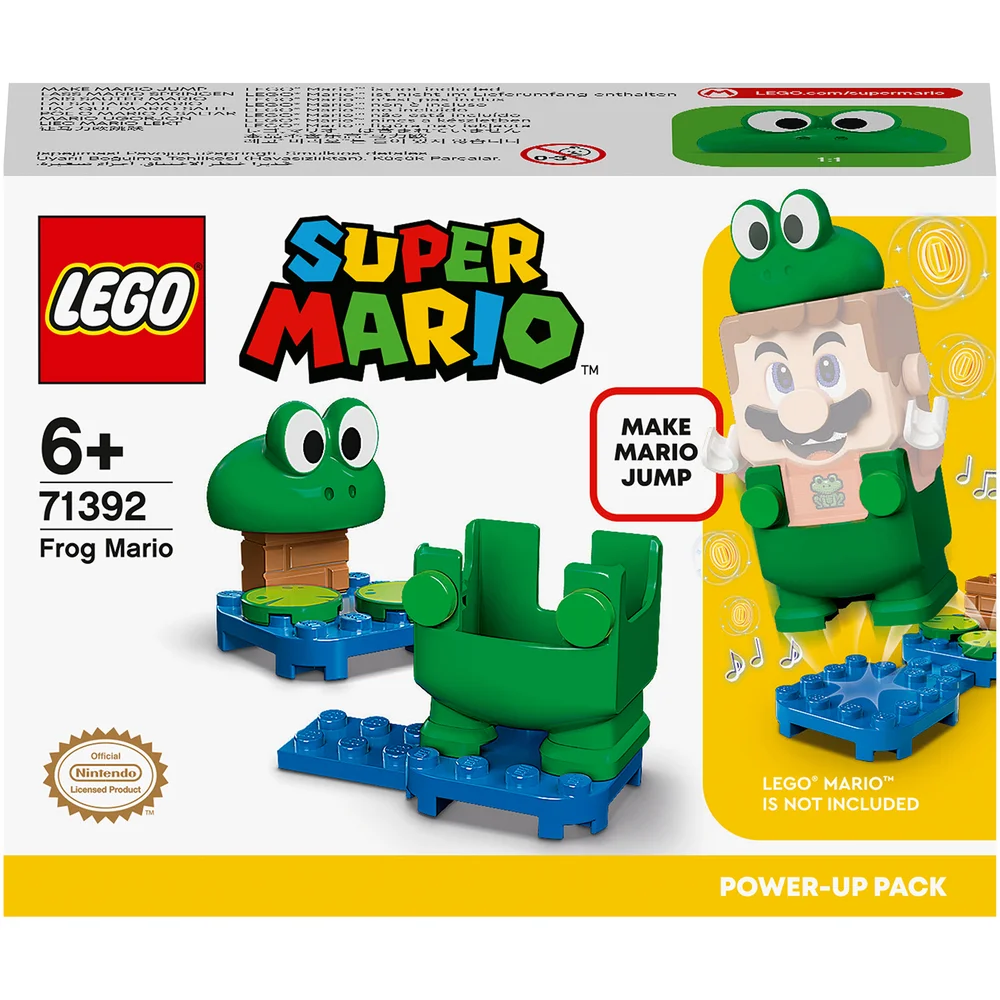 LEGO Super Mario Frog Mario Power-Up Pack Toy Costume (71392) Image 1