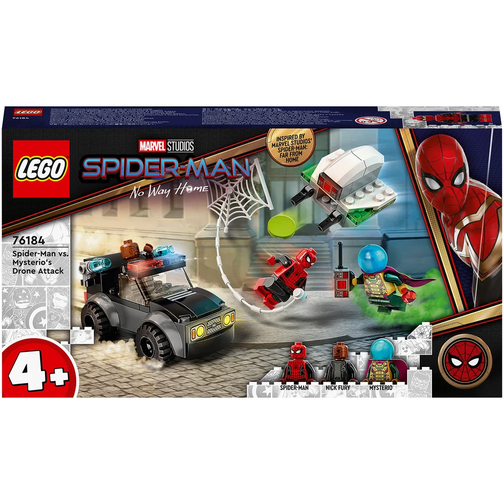 LEGO Marvel Spider-Man vs. Mysterio’s Drone Attack Set (76184) Image 1