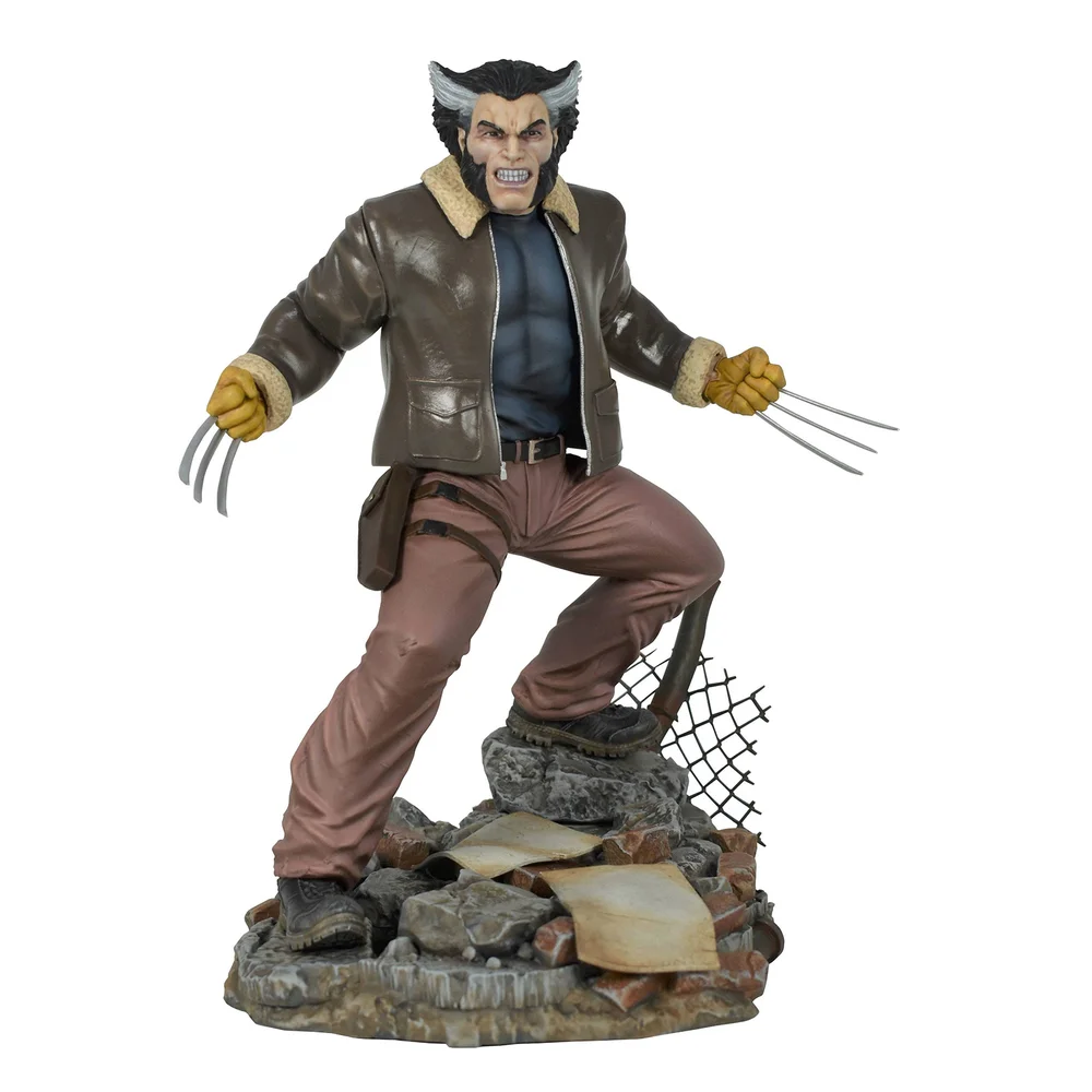 Diamond Select Marvel Gallery PVC Figure - Comic Days Of Future Past Wolverine Image 1