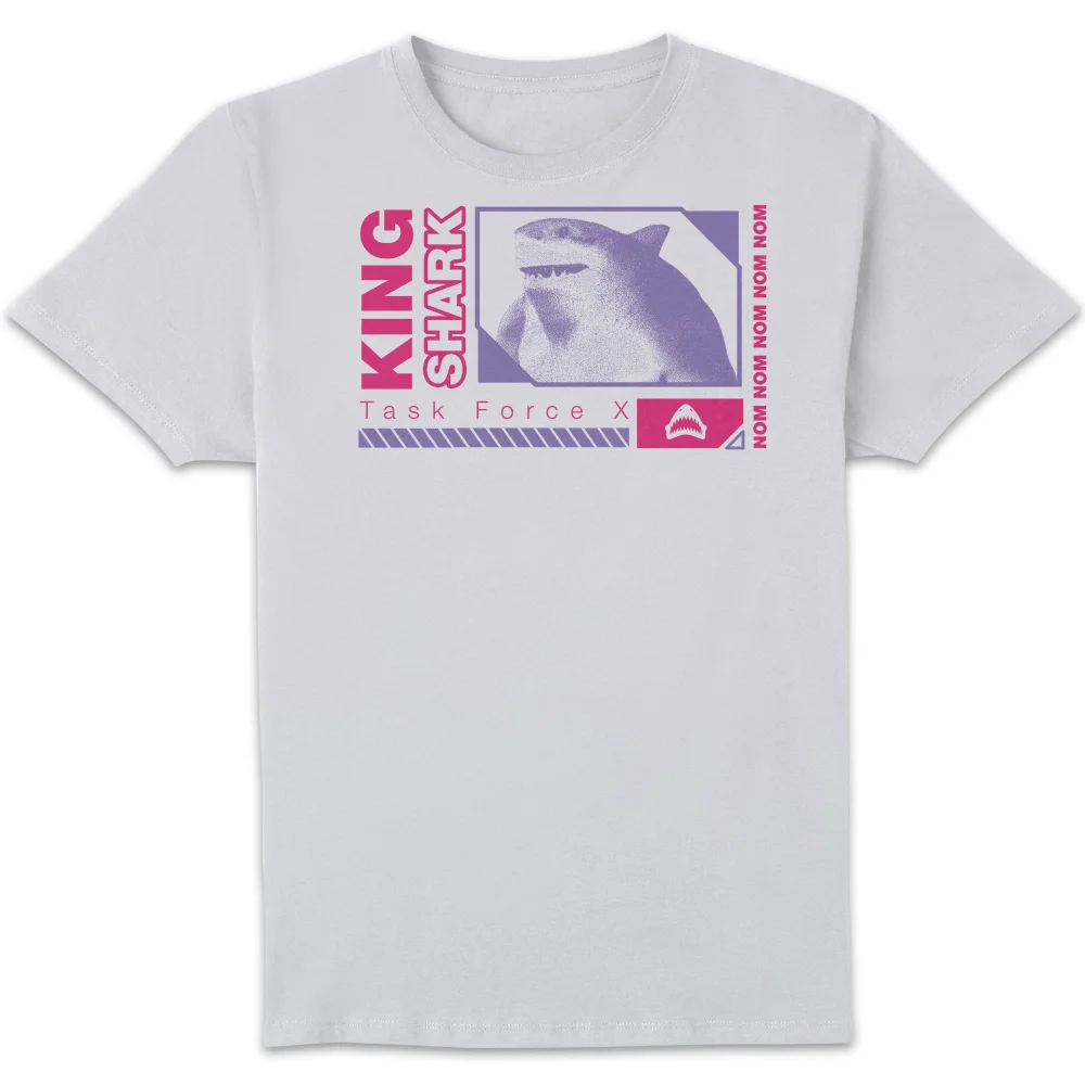 Suicide Squad King Shark Unisex T-Shirt - White - S Image 1