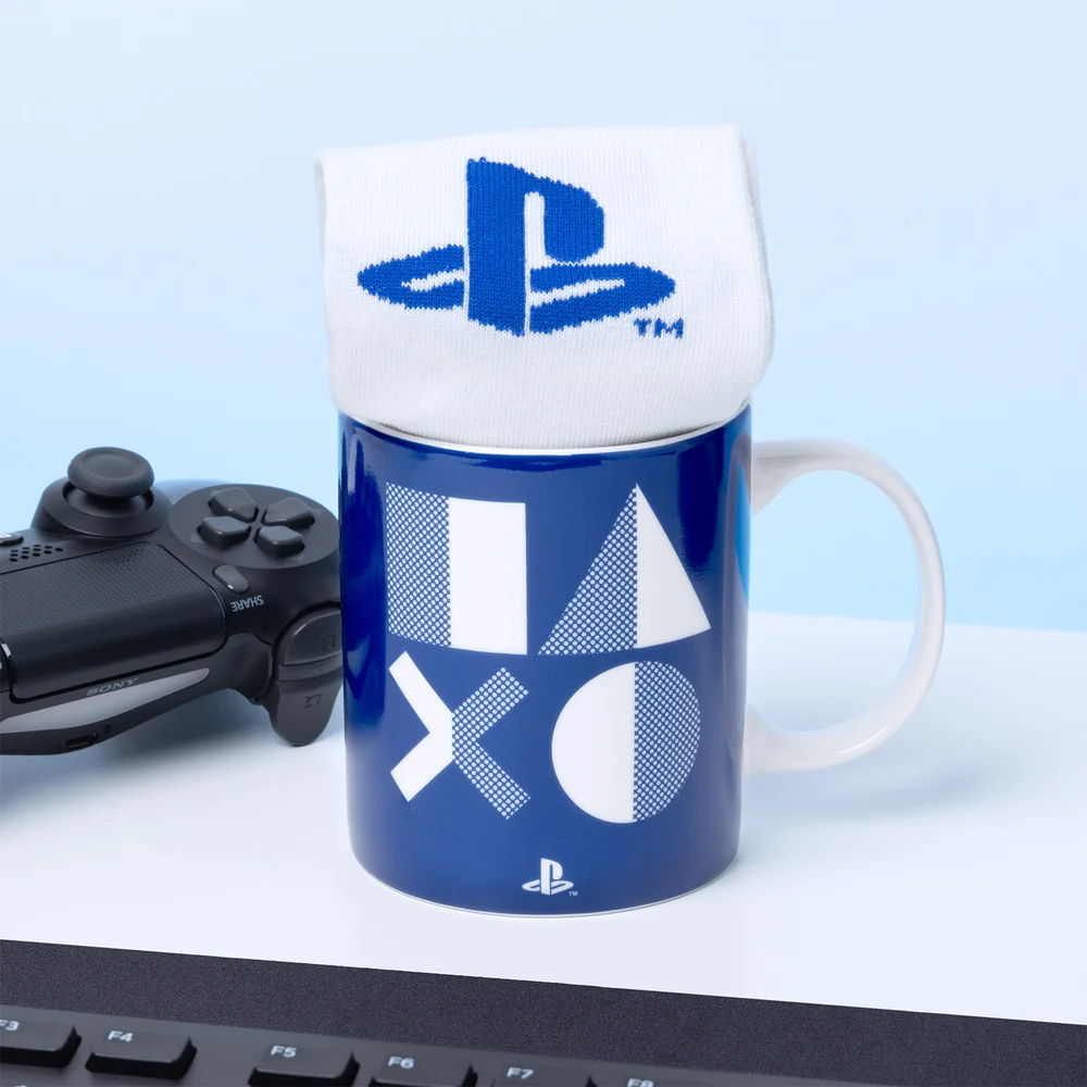 Playstation Mug and Socks Gift Set Image 1