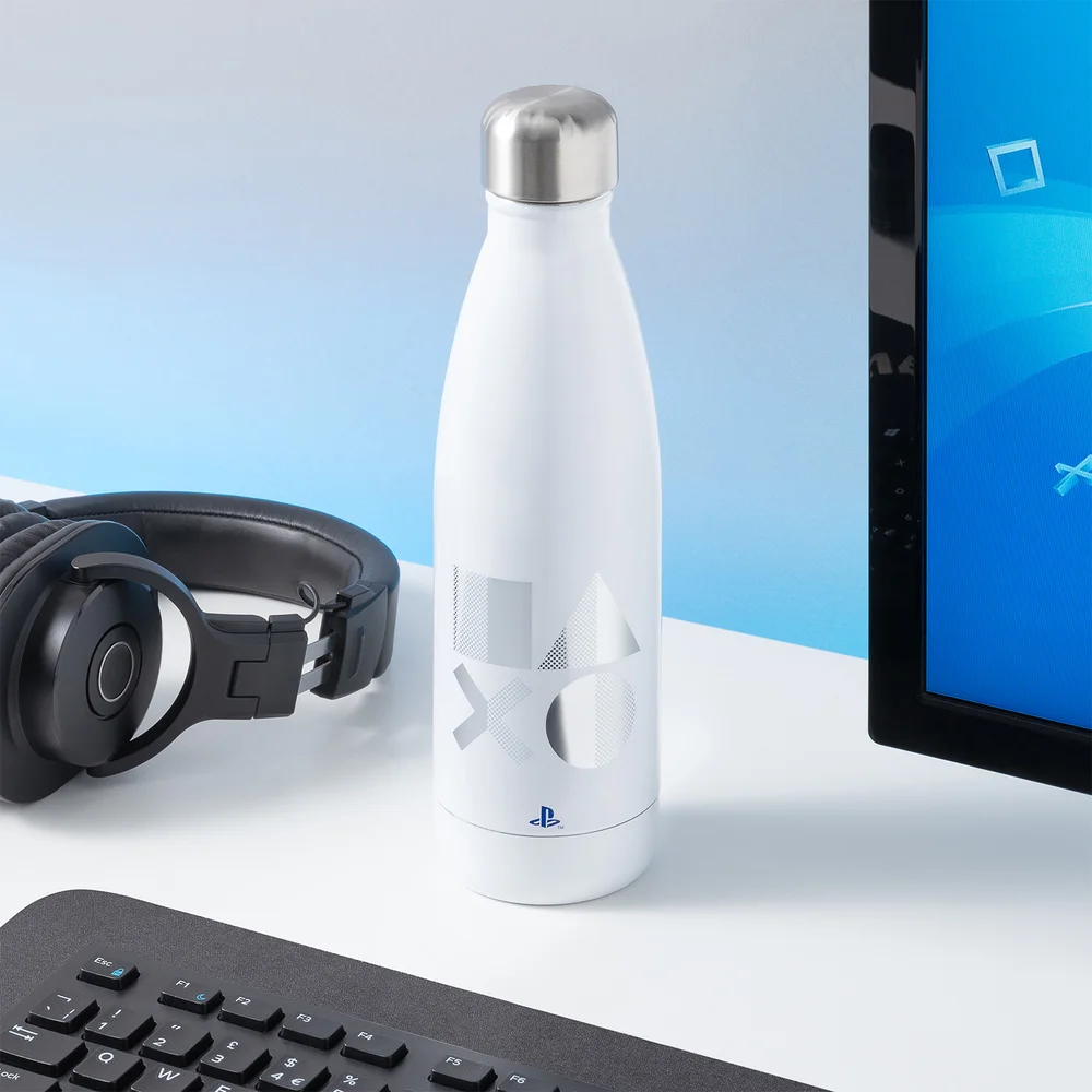 Playstation (PS5) Metal Water Bottle Image 1