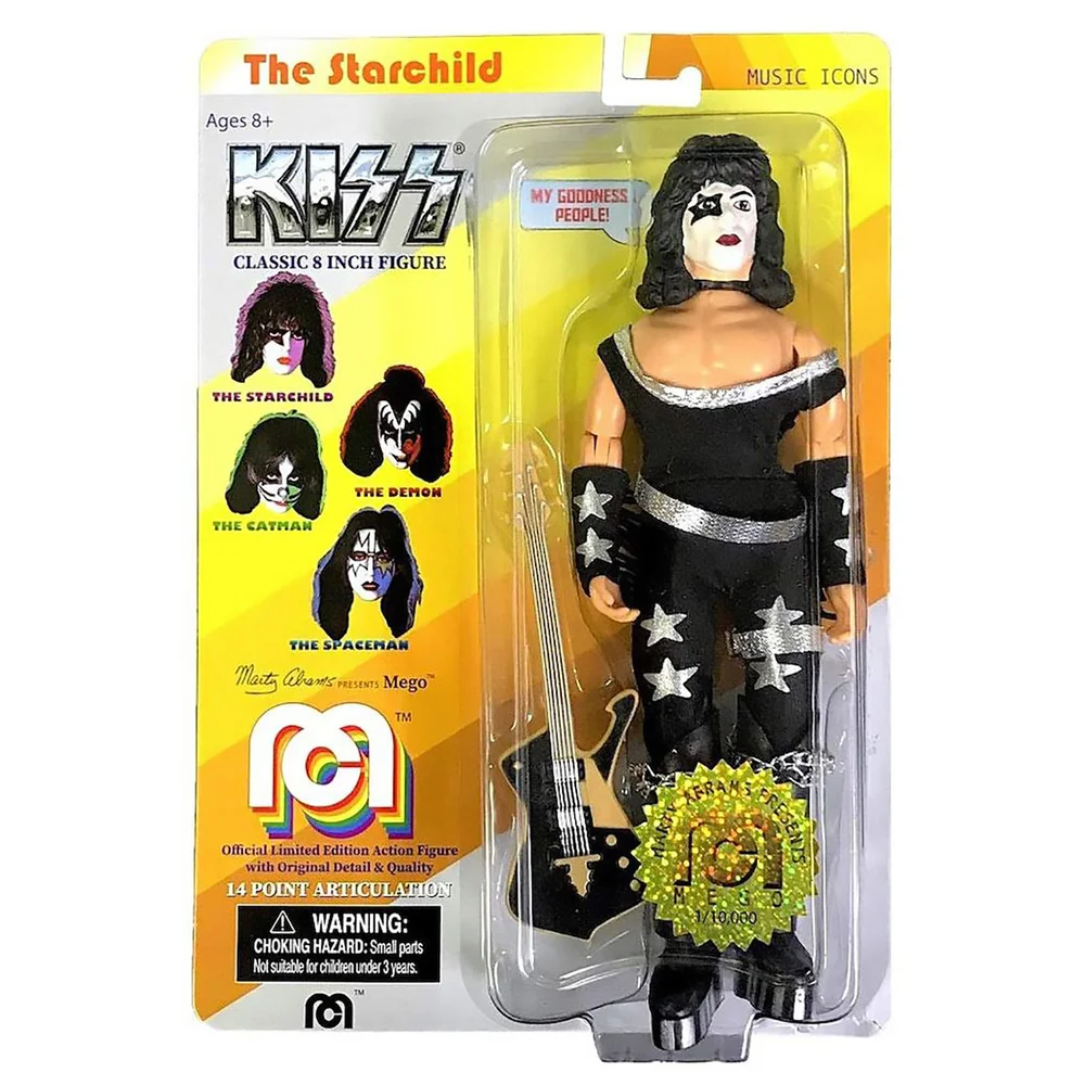 Mego 8 Inch Kiss Paul Stanley Action Figure Image 1