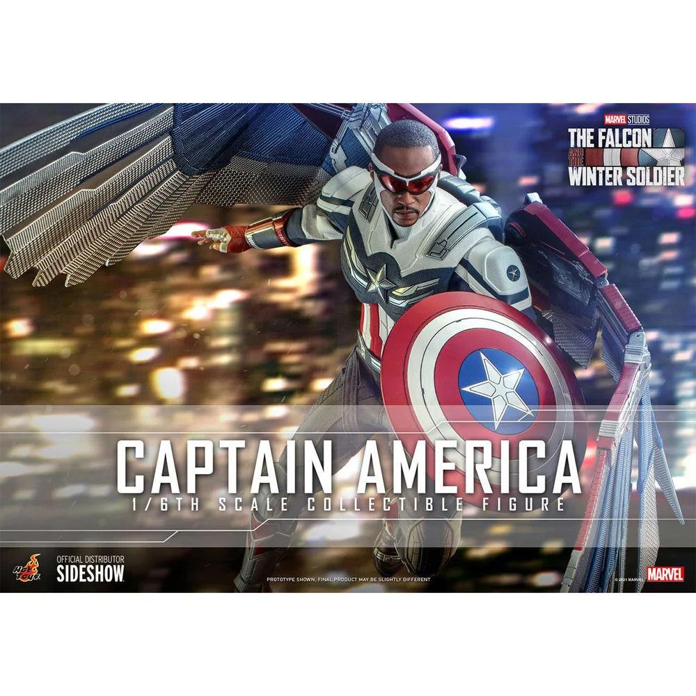Hot Toys The Falcon and The Winter Soldier Falcon 1/6 Scale Action Figure 30 cm Image 1