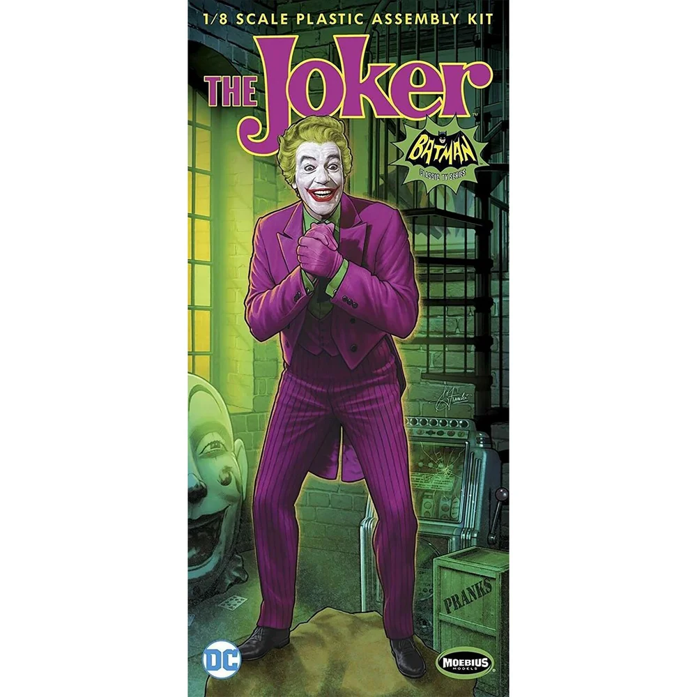 1:8 Cesar Romero as The Joker - Plastic Model Kit Image 1