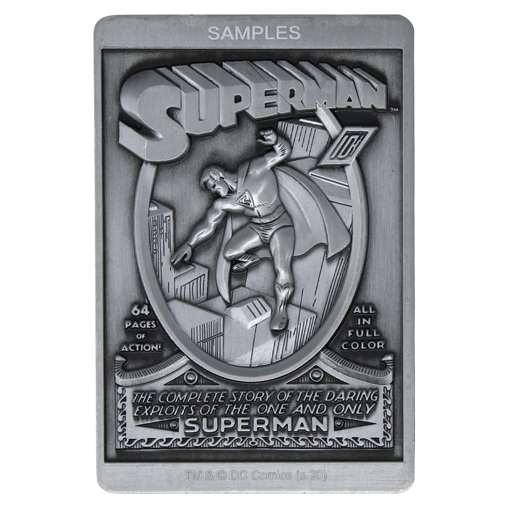 DUST! DC Comics Limited Edition Superman Ingot Image 1