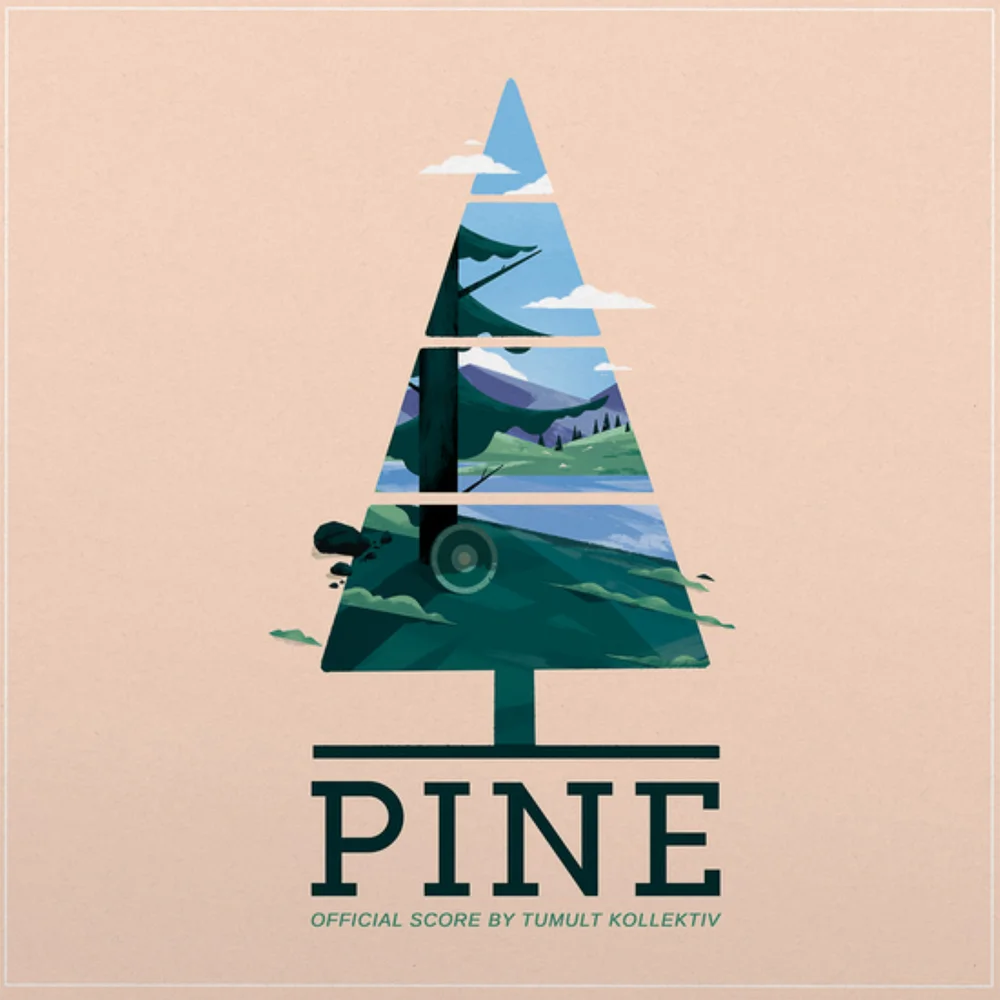 Pine (Official Score) 140g Vinyl (Transparent Turquoise And Green) Image 1