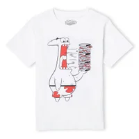 Spongebob Squarepants Patrick Munching Krabby Patties Kids' T-Shirt - White - undefined undefined