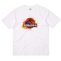 Limited Edition Jurassic Park Warning Tape Unisex T-Shirt - White - undefined undefined