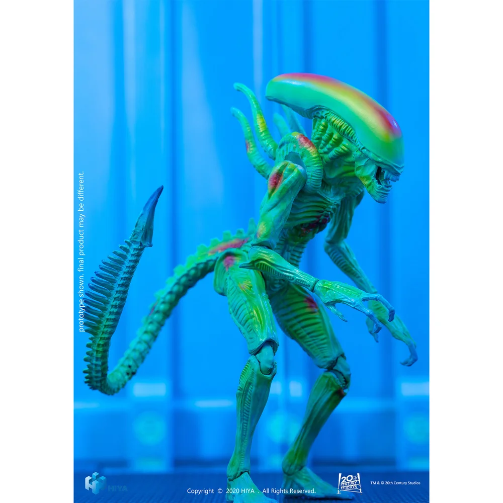 HIYA Toys Alien Vs. Predator Exquisite Mini 1/18 Scale Figure - Thermal Vision Alien Warrior Image 1