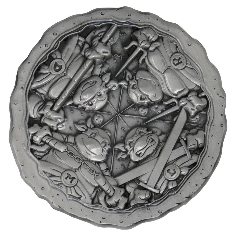 Fanattik Teenage Mutant Ninja Turtles Limited Edition Pizza Medallion Image 1