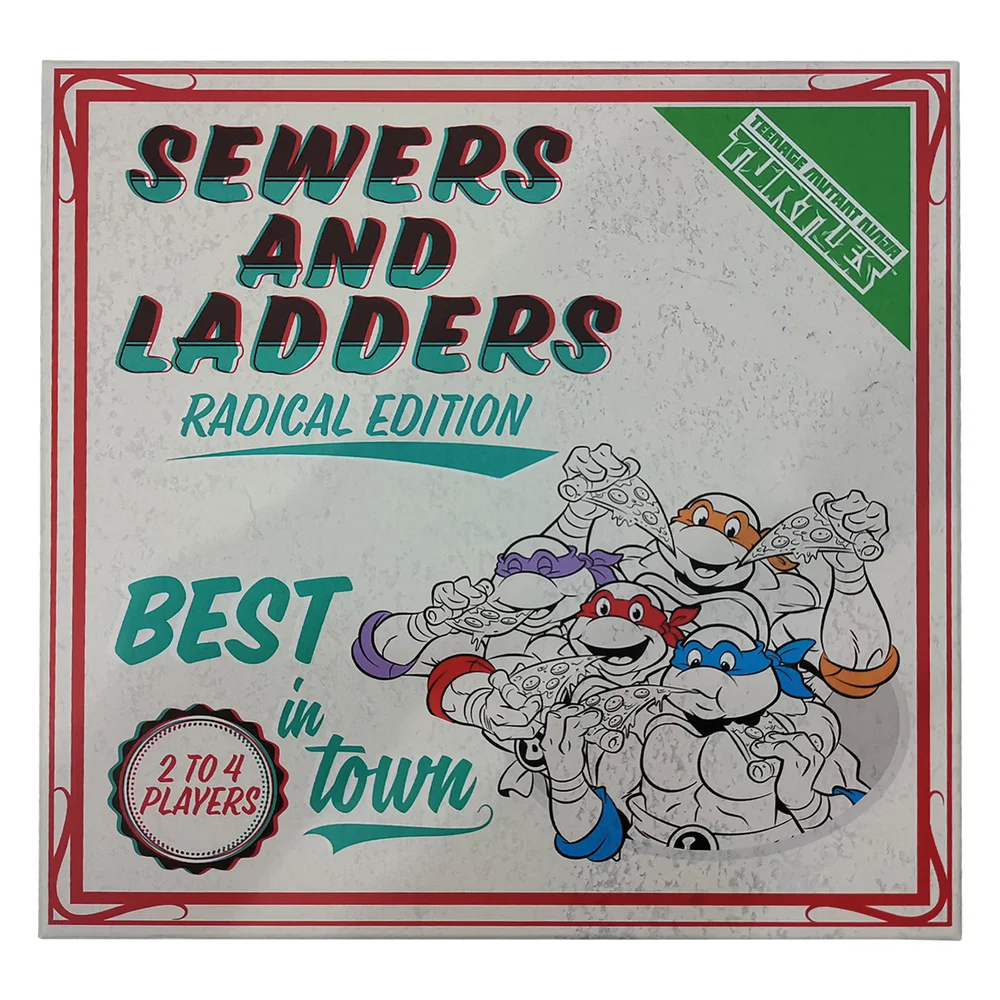 Fanattik Teenage Mutant Ninja Turtles Sewers & Ladders Board Game Image 1