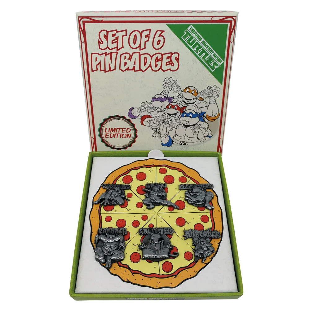 Fanattik Teenage Mutant Ninja Turtles Pin Badge Set Image 1