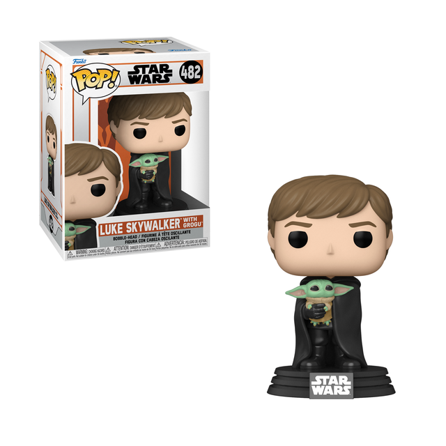 Star Wars The Mandalorian Luke Skywalker with The Child Funko Pop! Vinyl