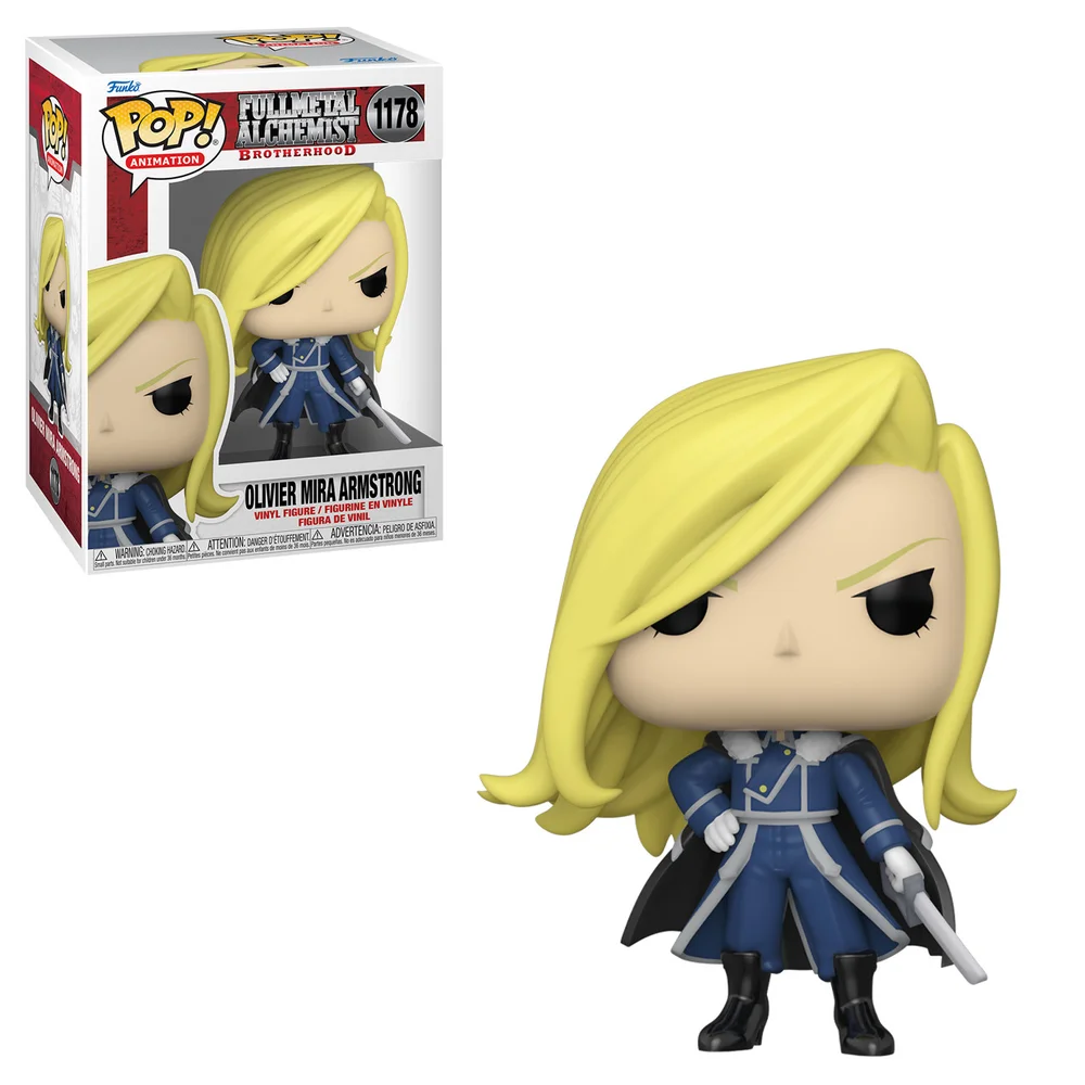 Fullmetal Alchemist: Brotherhood Olivier Armstrong with Sword Funko Pop! Vinyl Image 1