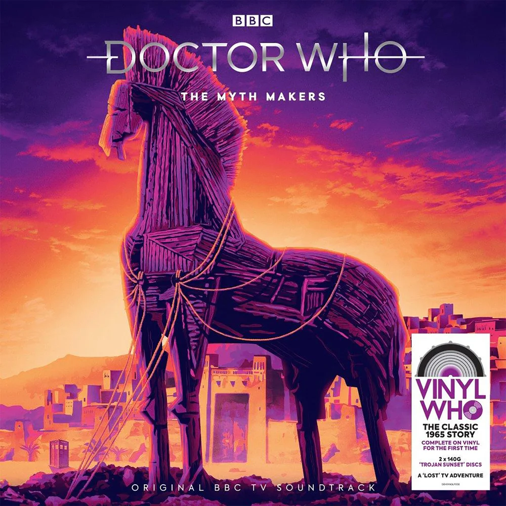 Doctor Who - The Myth Makers (140g Trojan Sunset Splatter Vinyl) Image 1