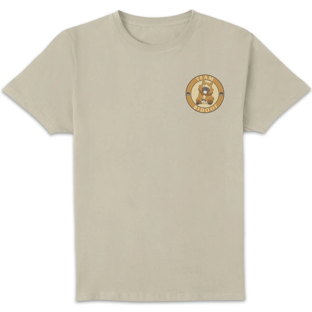 Pokémon Team Bidoof Unisex T-Shirt - Cream - L Image 1