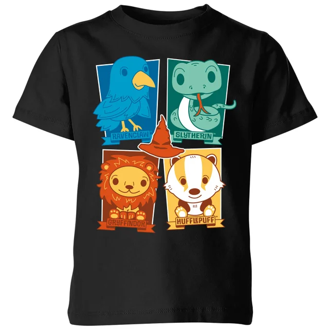 Harry Potter House T-Shirt Kids' T-Shirt - Black
