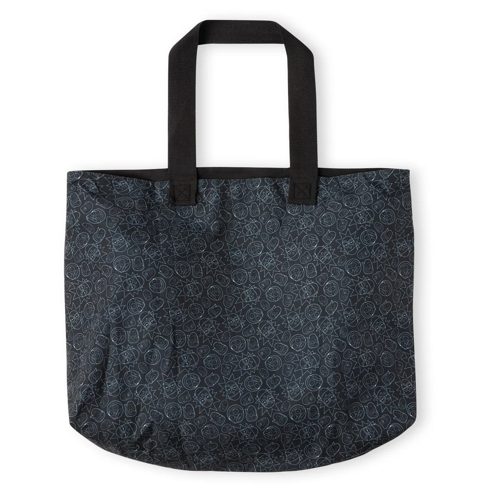 Rick and Morty Family Heads Tote Bag Image 1