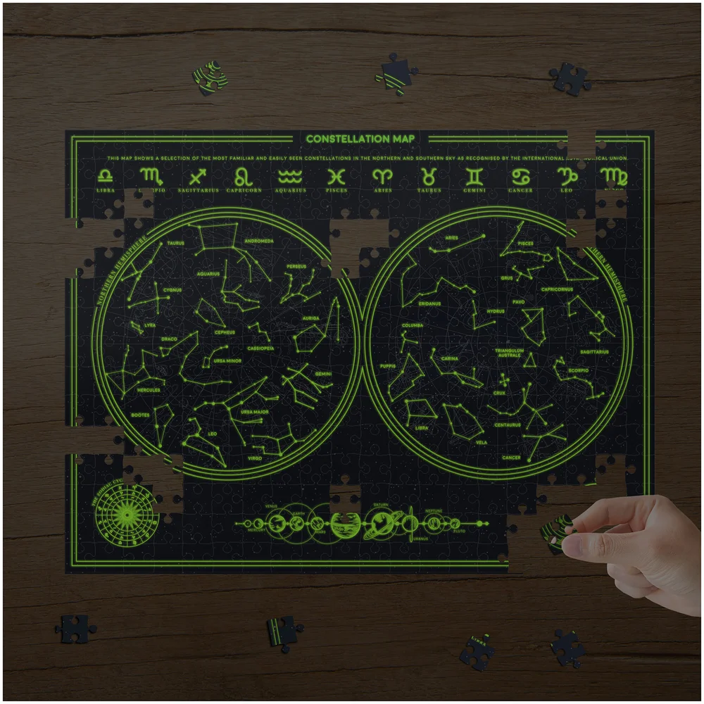 Glow in the Dark Constellation Puzzle Image 1