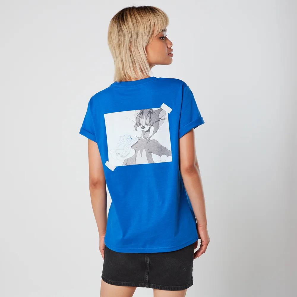 Tom & Jerry Photo Moment Women's T-Shirt - Blue - XS Image 1