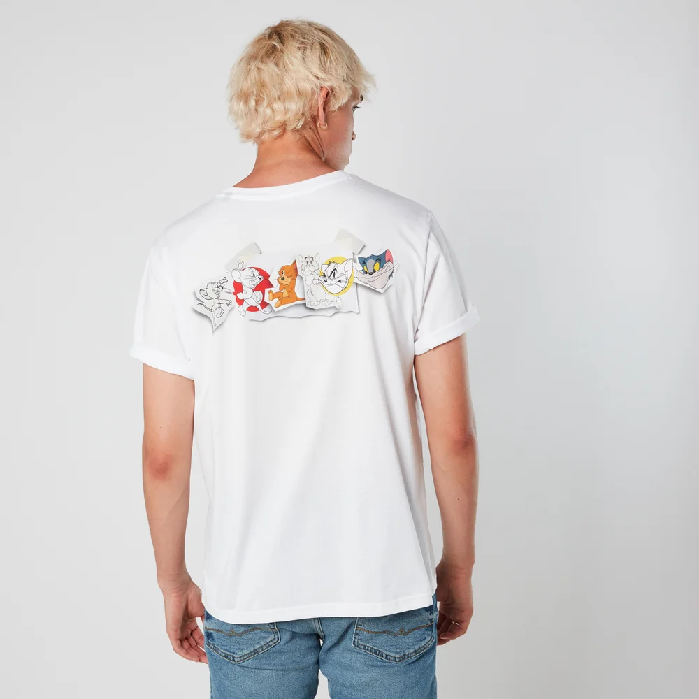 Tom & Jerry Evolution Men's T-Shirt - White - S - White Image 1