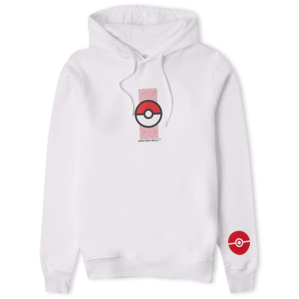 Pokémon Pokéball Unisex Hoodie - White - S Image 1